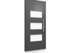 Aluminium-Haustür Moderno M500/B 110 cm x 210 cm Anthrazit Metallic Anschlag R