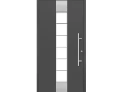 Aluminium-Haustür Moderno M310 Premium Anthrazit Metallic 110 cm x 210 cm DIN L