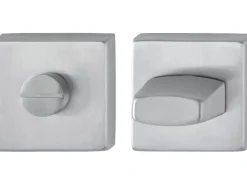 AnsaPro Bad- und WC-Rosettenpaar Thelon 37 mm - 42 mm Edelstahl Matt