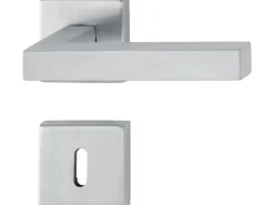 AnsaPro Zimmertür-Rosettengarnitur Thelon OB 37 mm - 42 mm Edelstahl Matt