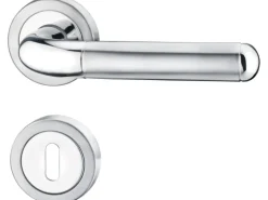 AnsaPro Zimmertür-Rosetten-Garnitur Lahn Edelstahl