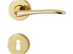 AnsaPro Zimmertür-Rosetten-Garnitur Spree Messing