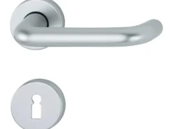 AnsaPro Zimmertür-Rosetten-Garnitur Isar Alu Natur