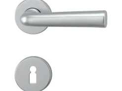 AnsaPro Zimmertür-Rosetten-Garnitur Ems Alu Natur