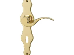 AnsaPro Zimmertür-Schild-Garnitur Nil Messing