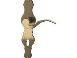 AnsaPro Zimmertür-Schild-Garnitur Nil Messing brüniert