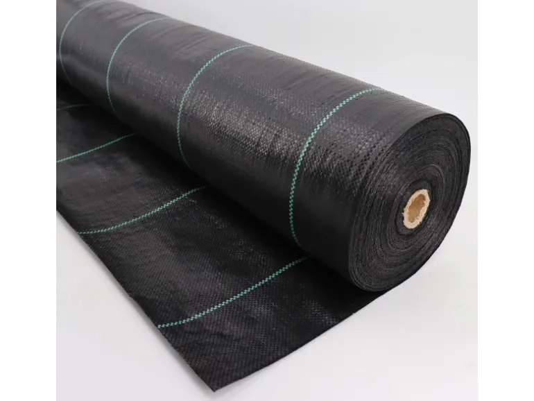 Aquagart 5m² Bodengewebe Unkrautfolie Mulchfolie 100g 1,65m Breit Schwarz