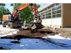 Aquagart 142,5m² Geotextilvlies Gartenvlies Unkrautvlies Drainagevlies 200g 1,9m