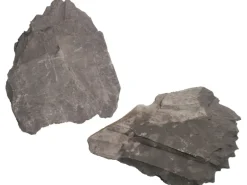 Aquarien-Dekostein Schiefer Grau-Schwarz