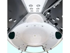 AquaVapore Dampfdusche Whirlpool Dusche Duschkabine K70-SW-EH-EC 150x150cm