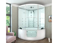 AquaVapore Dampfdusche Whirlpool Dusche Duschkabine K60-WS-EH 140x140cm