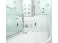 AquaVapore Dampfdusche Whirlpool Dusche Duschkabine K60-WS-EH-EC-SC 140x140cm