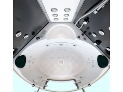 AquaVapore Dampfdusche Whirlpool Dusche Duschkabine K70-SW-TH-EC-SC 150x150cm