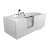 AquaVapore Seniorenwanne mit Tür Whirlpool S12-TH-AIR-L Badewanne 170x85cm