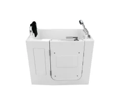 AquaVapore Sitzwanne Whirlpool Badewanne mit Tür S08WP-TH-B-L 110x68cm
