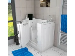 AquaVapore Sitzwanne Whirlpool Badewanne mit Tür S08WP-TH-A-L 68x110cm
