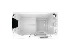 AquaVapore Sitzwanne Whirlpool Badewanne mit Tür S08WP-TH-A-L 68x110cm