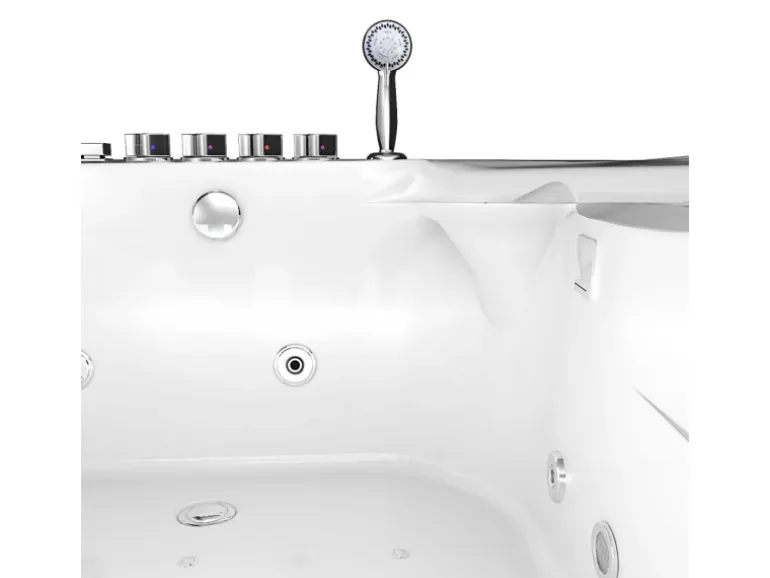 AquaVapore Whirlpool Pool Badewanne Wanne W12H-TH-A-SC 135x180cm