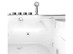 AquaVapore Whirlpool Pool Badewanne Wanne W12H-TH-A 135x180cm