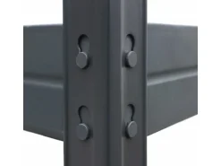 Ar Shelving Rivet Set 180 x 180 x 180 x 45 cm mit 4 HDF-Böden Anthrazit