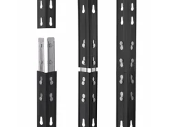 Ar Shelving Rivet Set 180 x 180 x 180 x 45 cm mit 4 HDF-Böden Anthrazit