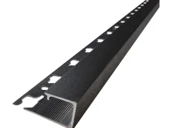 Arcansas Quadrat Profil Alu pulv. Dunkelgrau 1,2 x 2,7 x 250 cm