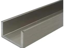 Arcansas U-Profil Aluminium 15 mm x 15 mm x 2.600 mm