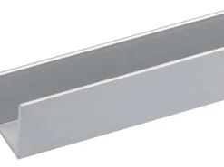 Arcansas U-Profil Aluminium 21 mm x 21 mm x 1.000 mm Silber