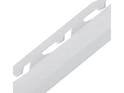 Arcansas Viertelkreis PVC Weiß 1,2 x 2,1 x 250 cm