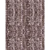 Arsvita Flauschvorhang Flauschgardine Vorhang 100 cm x 220 cm Meliert Beige Braun
