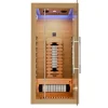 Artsauna Infrarotkabine Kiruna90 Premium mit Dual Technologie