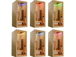 Artsauna Infrarotkabine Kiruna90 Premium mit Dual Technologie