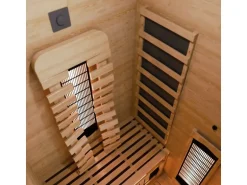 Artsauna Infrarotkabine Kiruna90 Premium mit Dual Technologie
