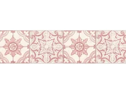 A.S. Création Borte selbstklebend Fliese 5 m x 13 cm Rot-Weiß