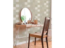 A.S. Création Vliestapete New Walls Fliese Beige FSC®