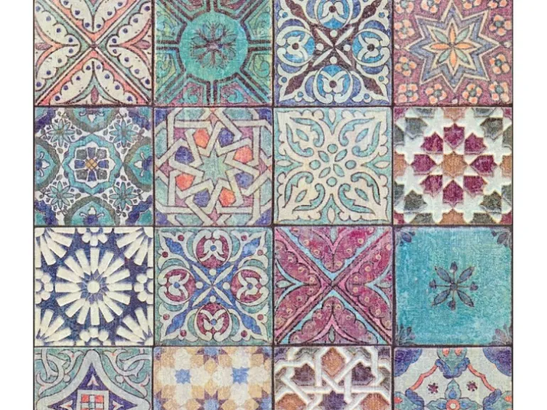 A.S. Creation Neue Bude 2.0 Vliestapete Fliesen Mehrfarbig FSC®