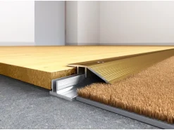 Ausgleichsprofil inkl. Schrauben und Dübel 45 mm für 7-15 mm Messing 900 mm