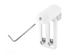 Avosdim Klemmträger Für Rollos und Jalousien 3Er Set Verstärkt Weiß