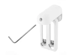 Avosdim Klemmträger Für Rollos und Jalousien 2Er Set Verstärkt Weiß