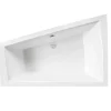Bad Land Badewanne Eckwanne INTIMA SLIM 180x125 Links Mit Styroporverkleidung Ablauf Füße