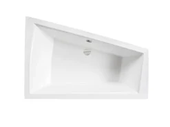 Bad Land Badewanne Eckwanne INTIMA 170x125 Rechts Mit 2x Kopfstützen Ablauf Füße