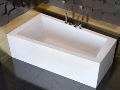 Bad Land Badewanne Eckwanne INTIMA 150x85 Links Ablauf Füße