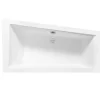 Bad Land Badewanne Eckwanne INTIMA 160x90 Rechts Ablauf Füße