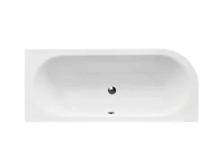 Bad Land Badewanne Eckwanne AVITA 170x75 Rechts Mit AcrylSchürze Ablauf Füße
