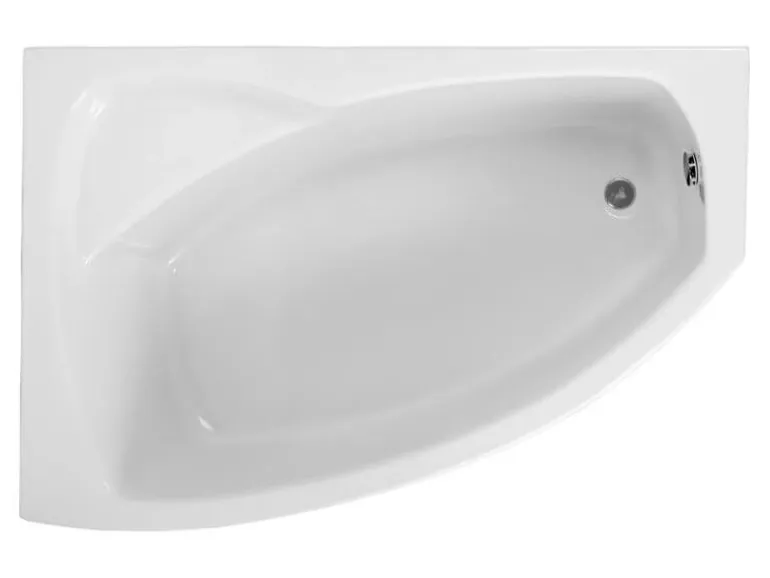 Bad Land Badewanne Eckwanne FRIDA 140x90 Links Mit Styroporverkleidung Ablauf Füße