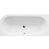 Bad Land Badewanne Eckwanne AVITA 180x80 Links + Acrylschürze + Kopfstütze KODI Ablauf Füße