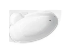 Bad Land Badewanne Eckwanne FINEZJA 140x95 Links Mit Styroporverkleidung Ablauf Füße