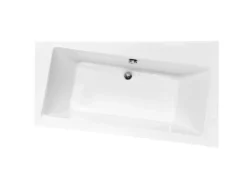 Bad Land Badewanne Eckwanne INFINITY 160x100 Rechts Ablauf Füße