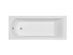 Bad Land Badewanne Rechteck SHEA 140x70 Ablauf Füße