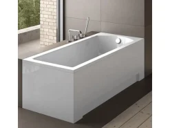 Bad Land Badewanne Rechteck MODERN 150x70 Mit AcrylSchürze Ablauf Füße